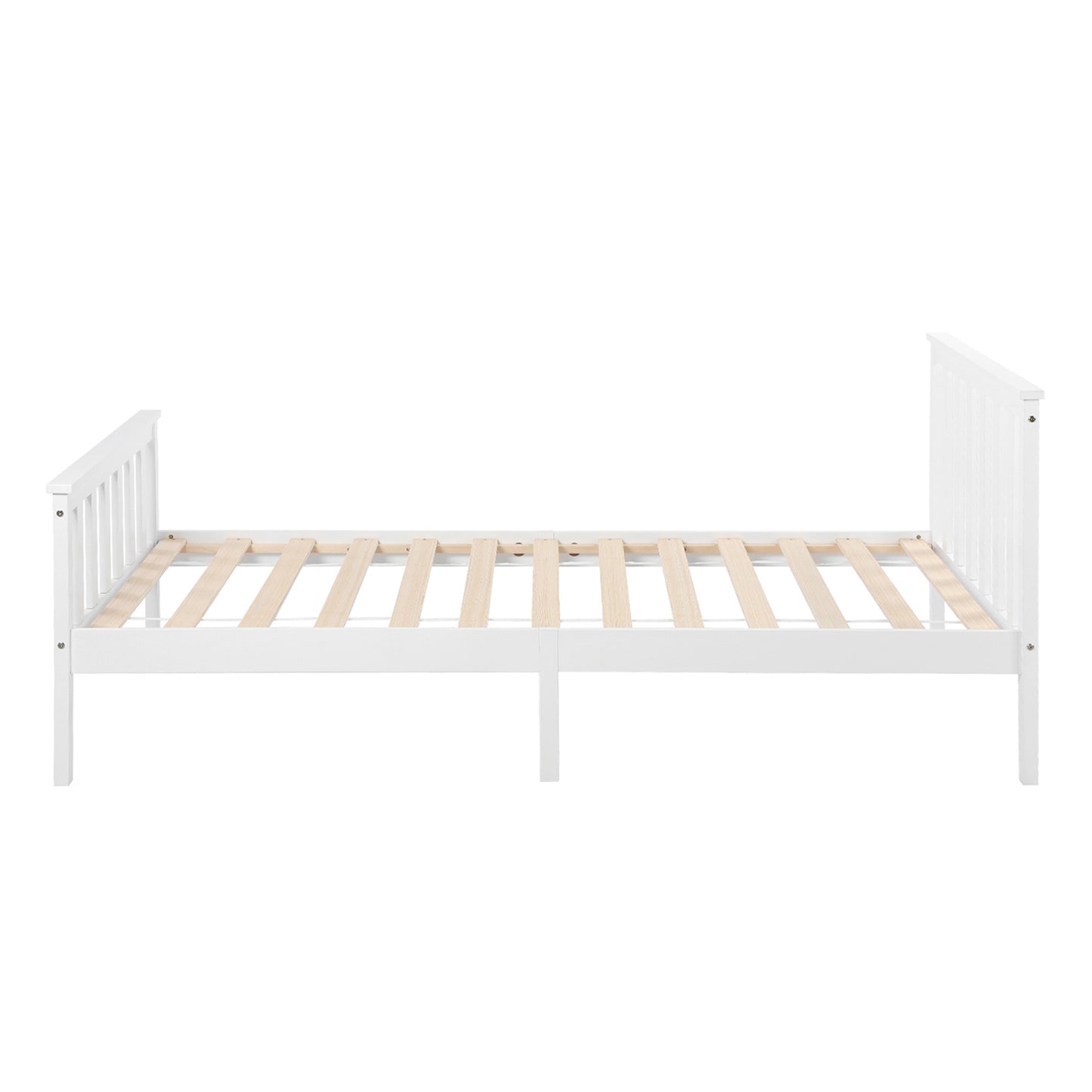 DUKE Single Pine Wooden Bed 97.2*196cm - White