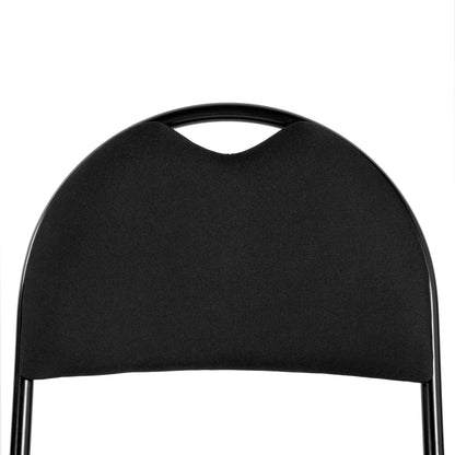 ERVIN Folding Chair with Iron Leg - Black