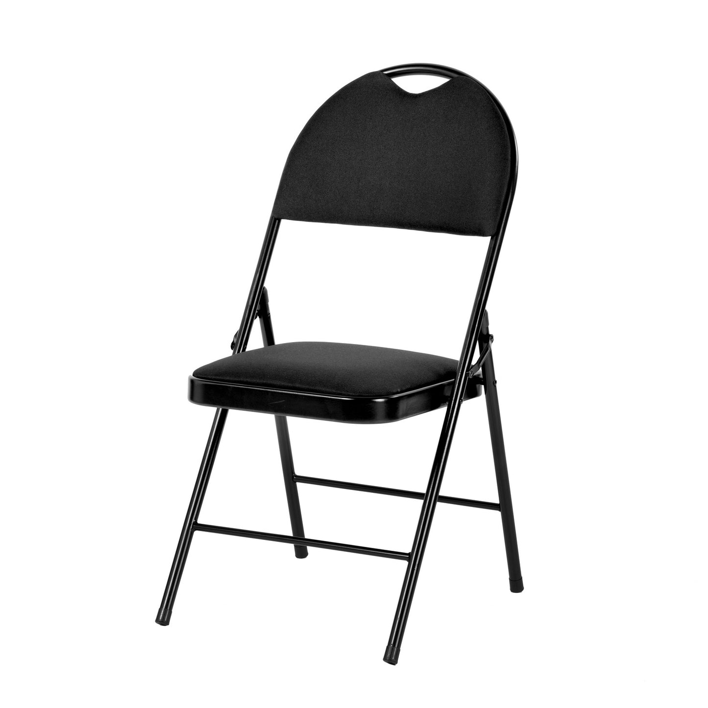 ERVIN Folding Chair with Iron Leg - Black