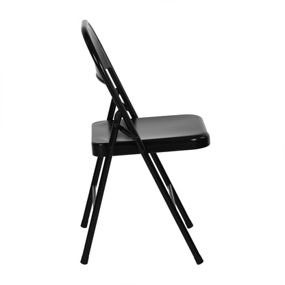 FAIR Folding Chair with Iron Leg - Black