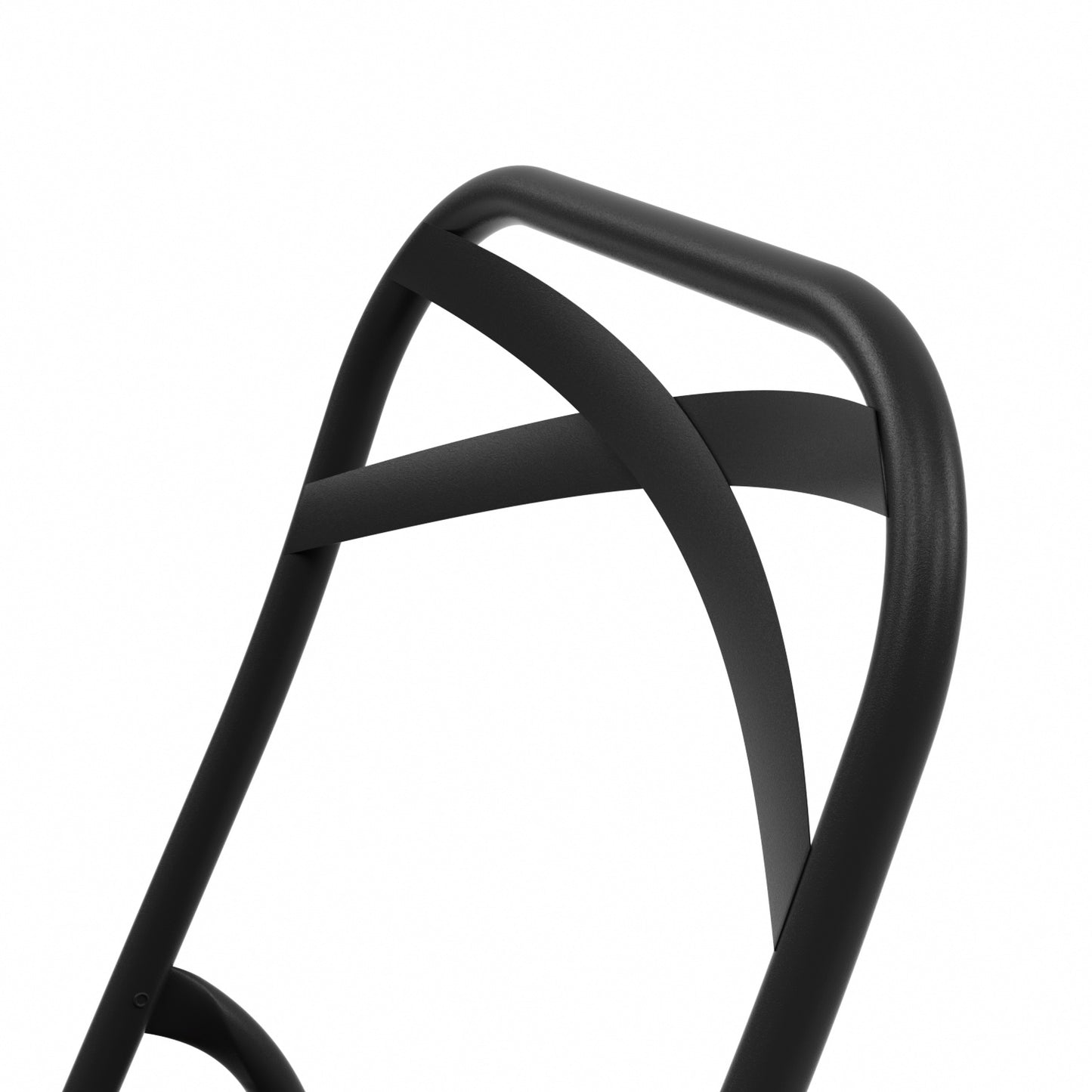 FERN Folding Chair with Iron Leg - Black