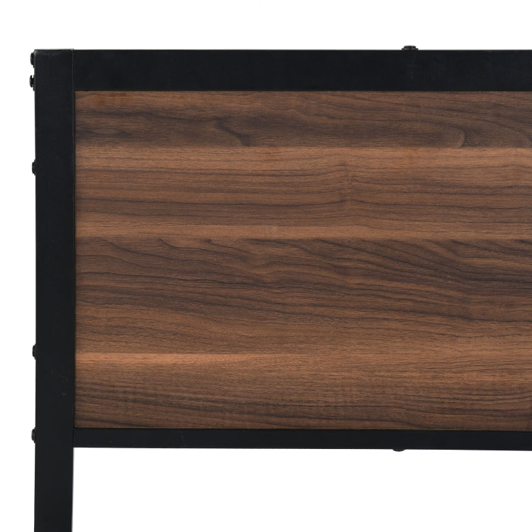 FOLAM Double Metal Bed 140*195cm - Brown