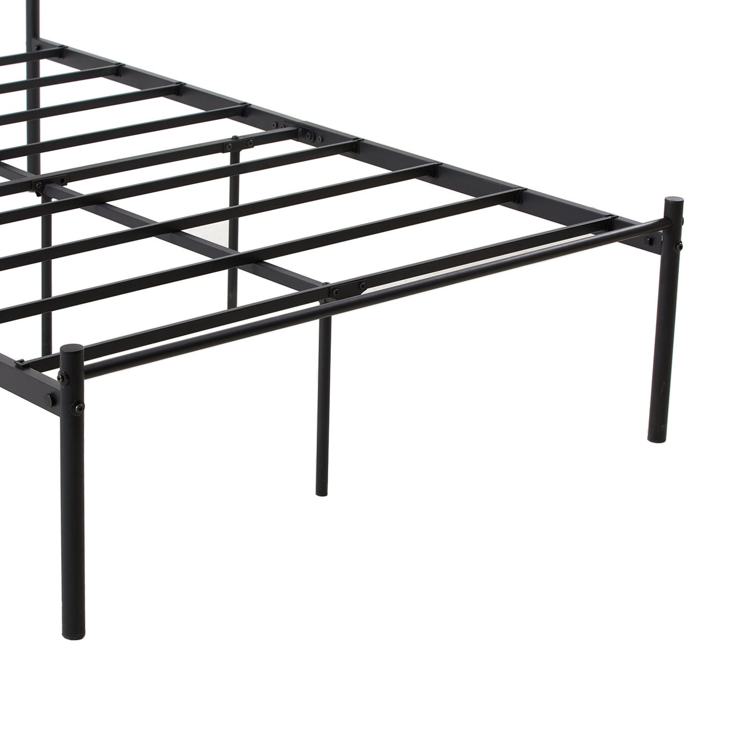 HABIT Small Double Metal Bed 123*197 cm - Black