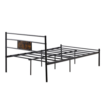 HABIT Small Double Metal Bed 123*197 cm - Black
