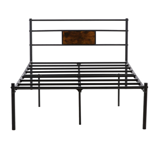 HABIT Small Double Metal Bed 123*197 cm - Black