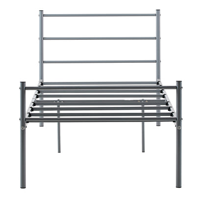 PRIMO Single Metal Bed 93*207cm - Gray