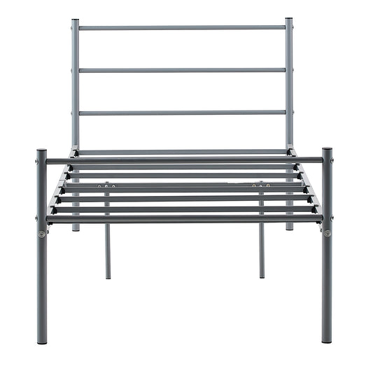 PRIMO Single Metal Bed 93*207cm - Gray