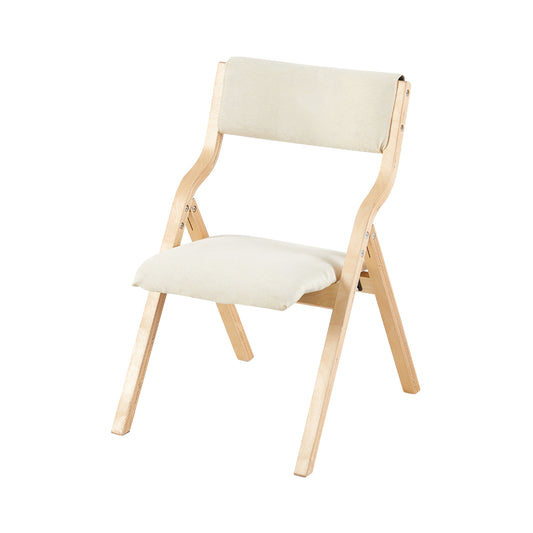 KENT Folding Chair with Bentwood Leg - Beige