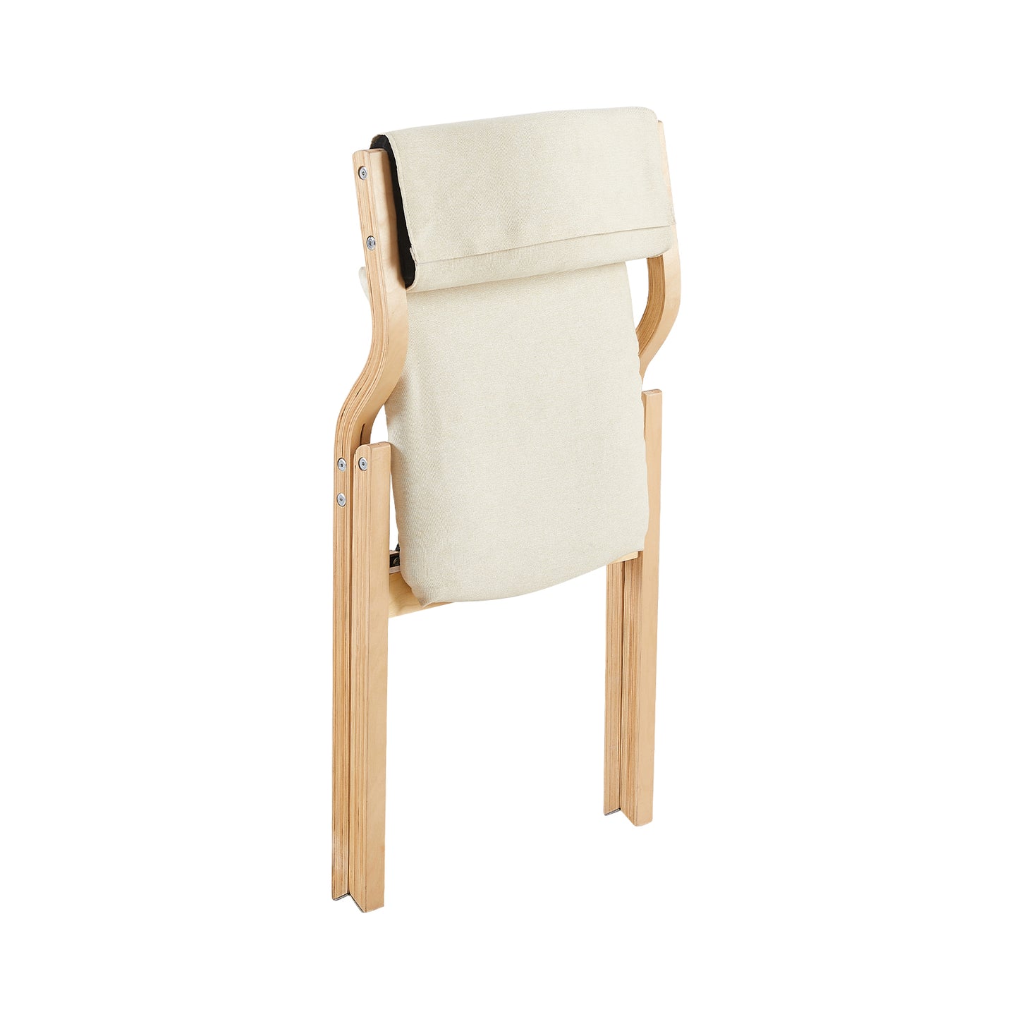 KENT Folding Chair with Bentwood Leg - Beige