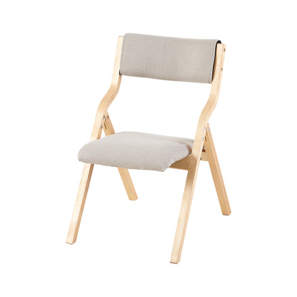 KENT Folding Chair with Bentwood Leg - Gray