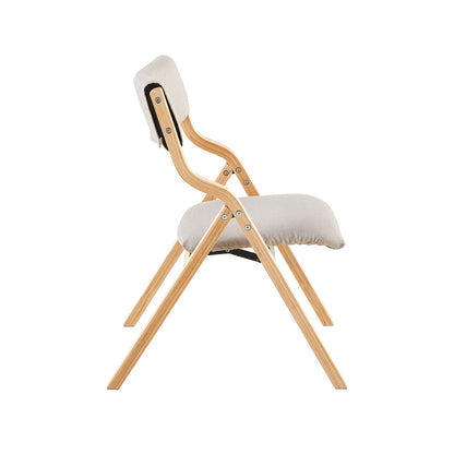 KENT Folding Chair with Bentwood Leg - Gray