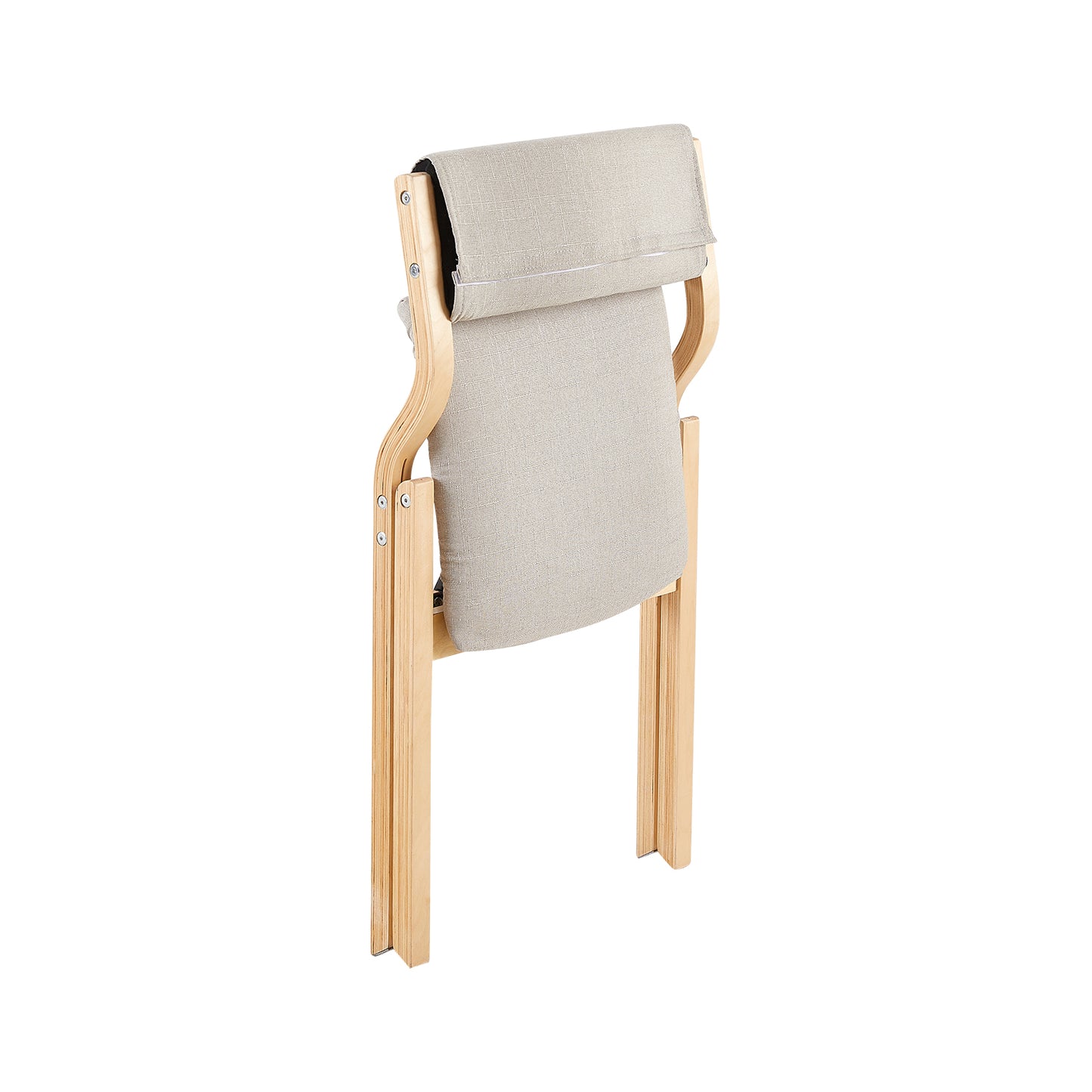 KENT Folding Chair with Bentwood Leg - Gray