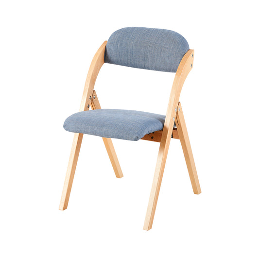 KEWA Folding Chair with Beech Leg - Light Blue