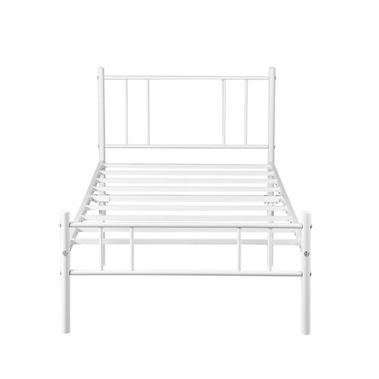 LOCARNO Single Metal Bed 91.5*197.5cm - White