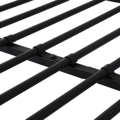 LOFT Upper and Lower Metal Bed 97*208.8cm - Black