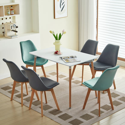 TULIP Dining Chair with Velvet-Cactus