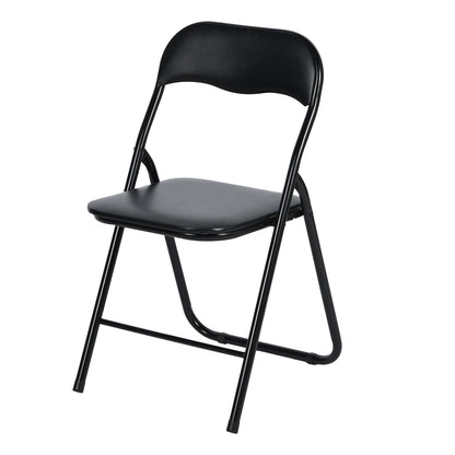 MANGO Folding Chair with Iron Leg - Black