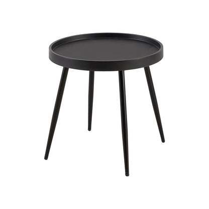 MILAN Hollow Tables and Chairs Iron Legs - Black