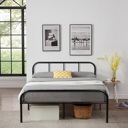 MILO Double Metal Bed 141.5*197cm - Black