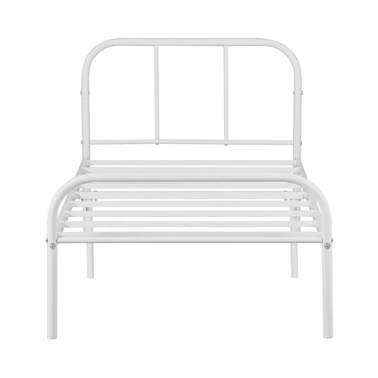 MILO Single Metal Bed 91.5*197cm - White