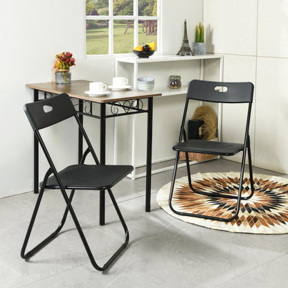 MIMOSA Folding Chair with Iron Leg - Black