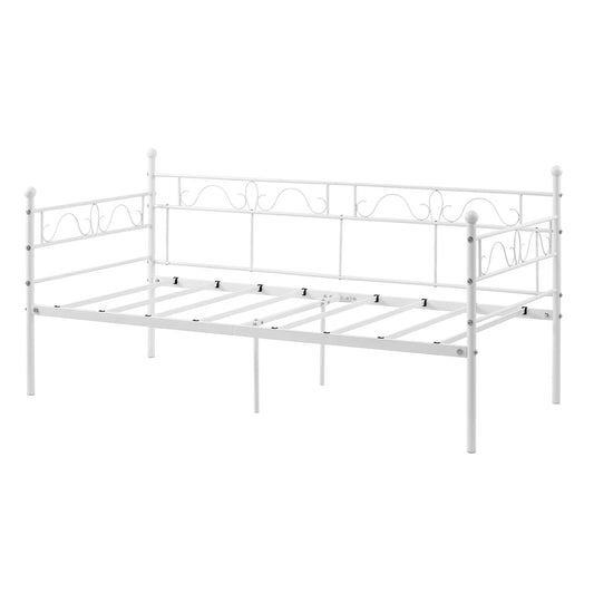 MUSK Single Metal Bed 93*197cm - White