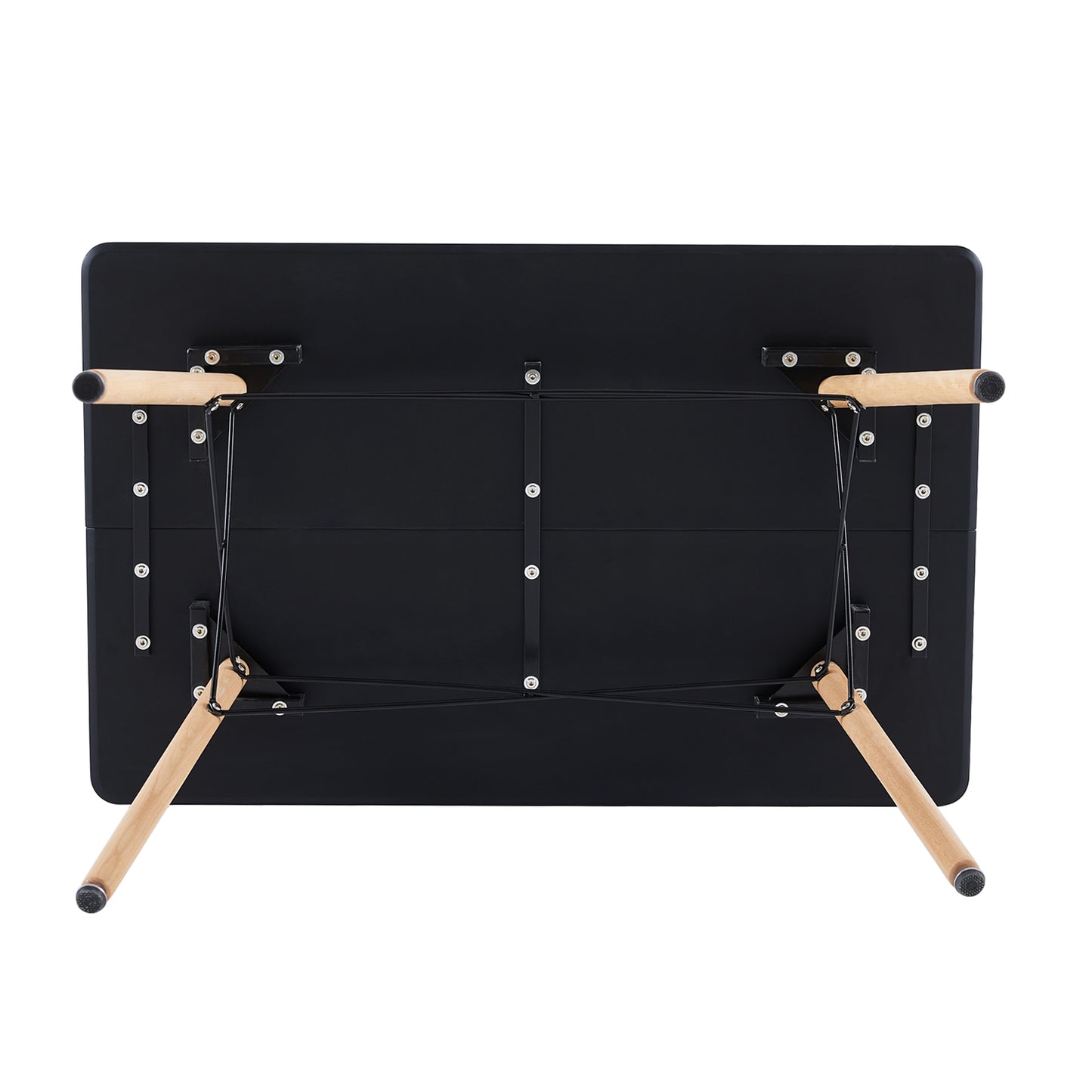 PANSY 110cm Dining Table With Beech Legs-Black