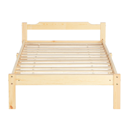 PONT Single Pine Wooden Bed 98*196cm - Wood