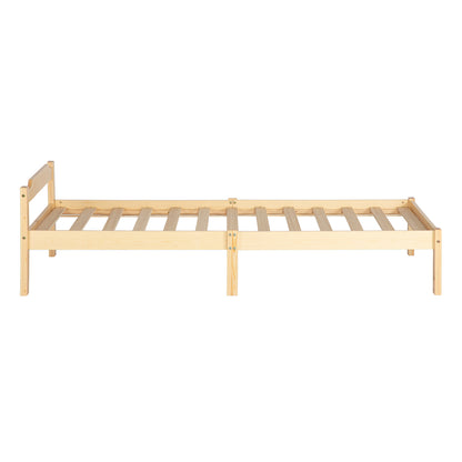 PONT Single Pine Wooden Bed 98*196cm - Wood