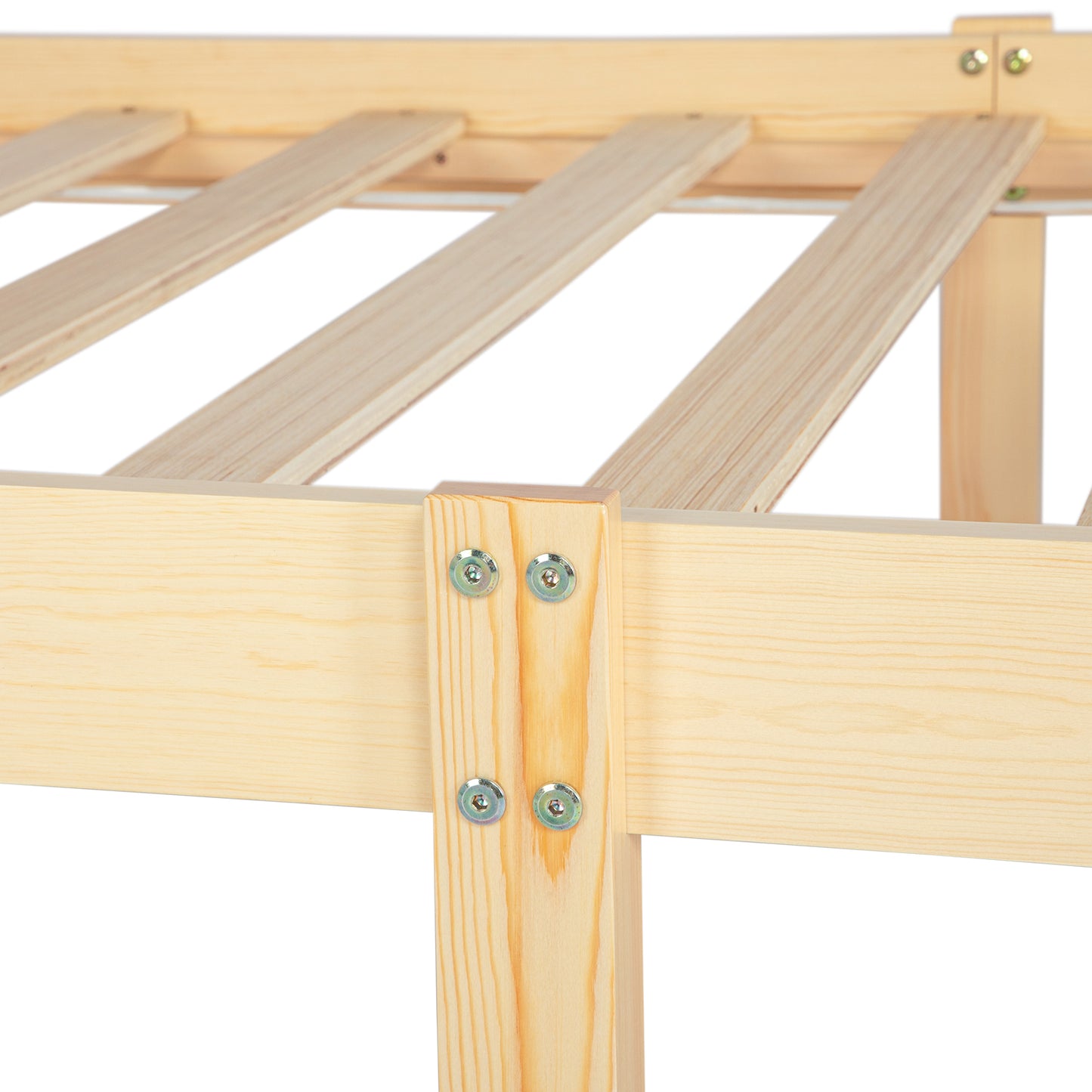 PONT Single Pine Wooden Bed 98*196cm - Wood