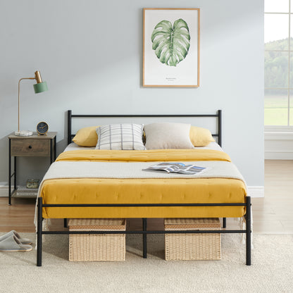 PRIMO Double Metal Bed 141.5*197cm - Black