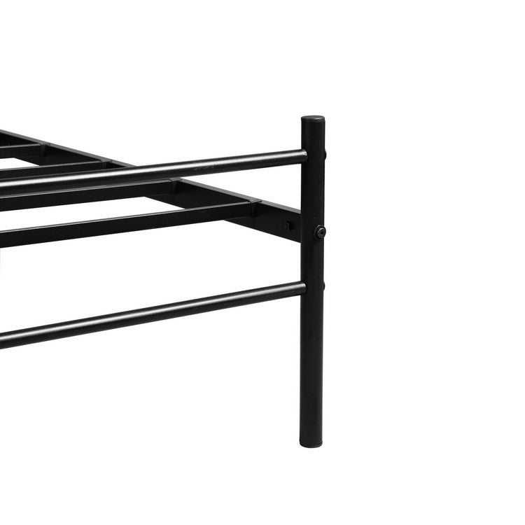 PRIMO Double Metal Bed 141.5*197cm - Black