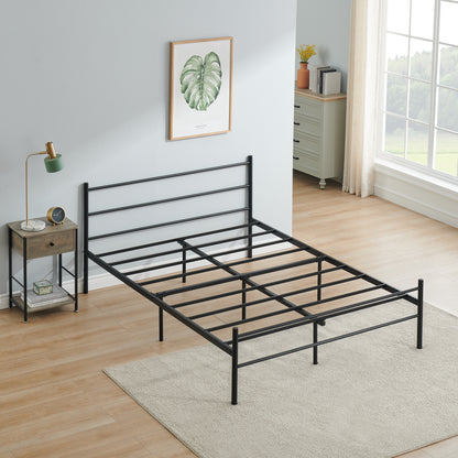 PRIMO Double Metal Bed 141.5*197cm - Black