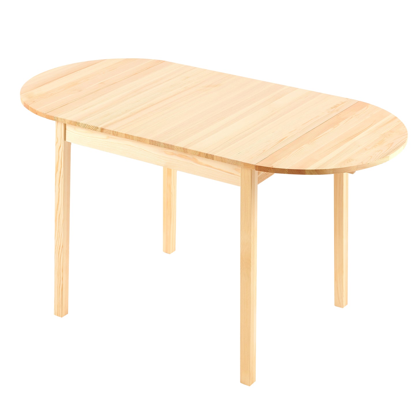 RUFF 80-140cm Dining Table With Pine Legs-WOOD