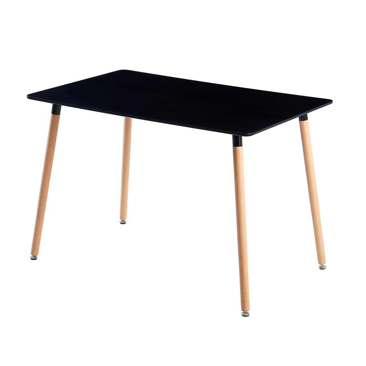 SAGE 110cm Splicing Dining Table With Beech Legs-Black