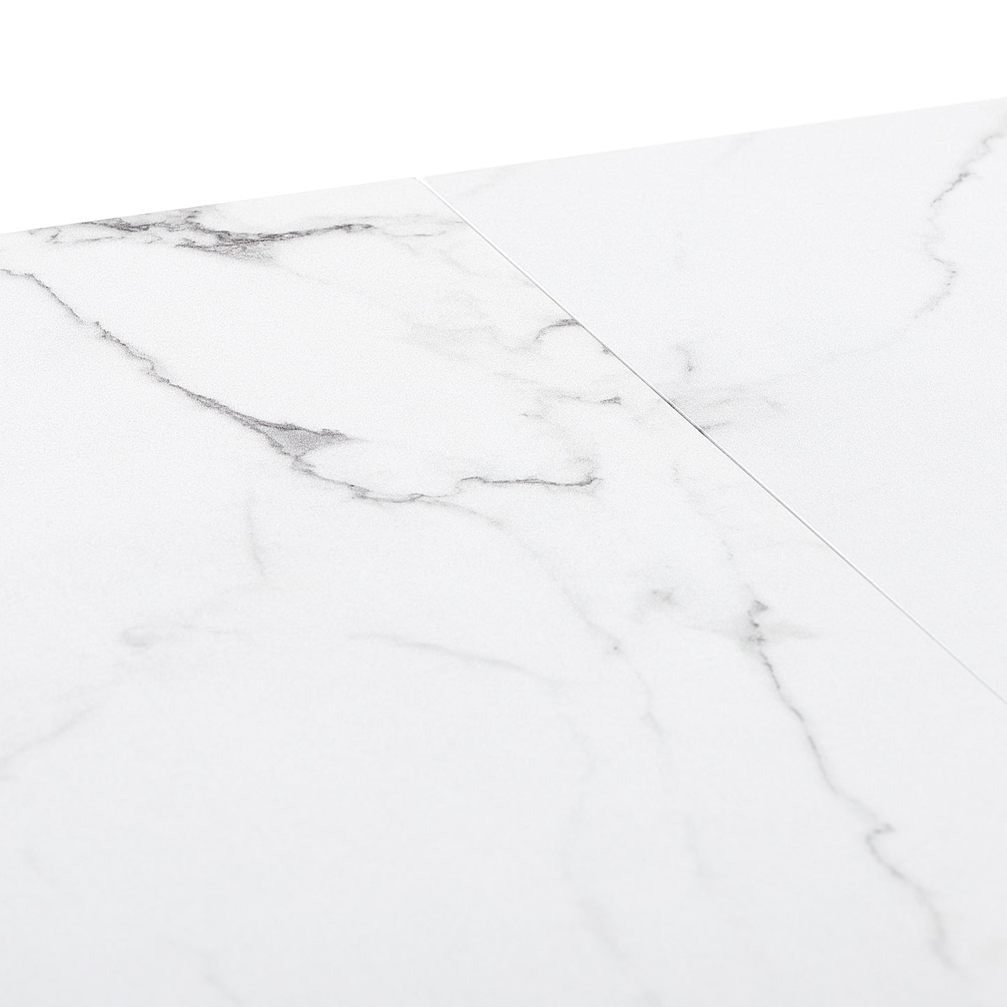 SAGE 110cm Splicing Dining Table With Beech Legs-MARBLE Color