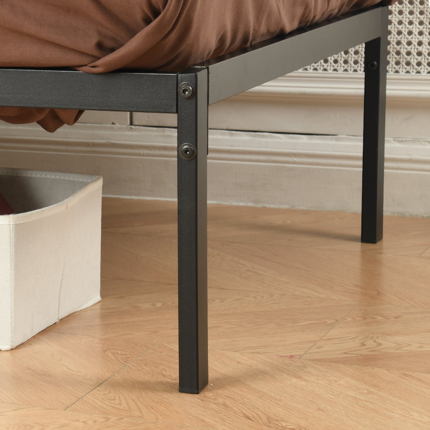 SOROLY Single Metal Bed 90*194cm - Black