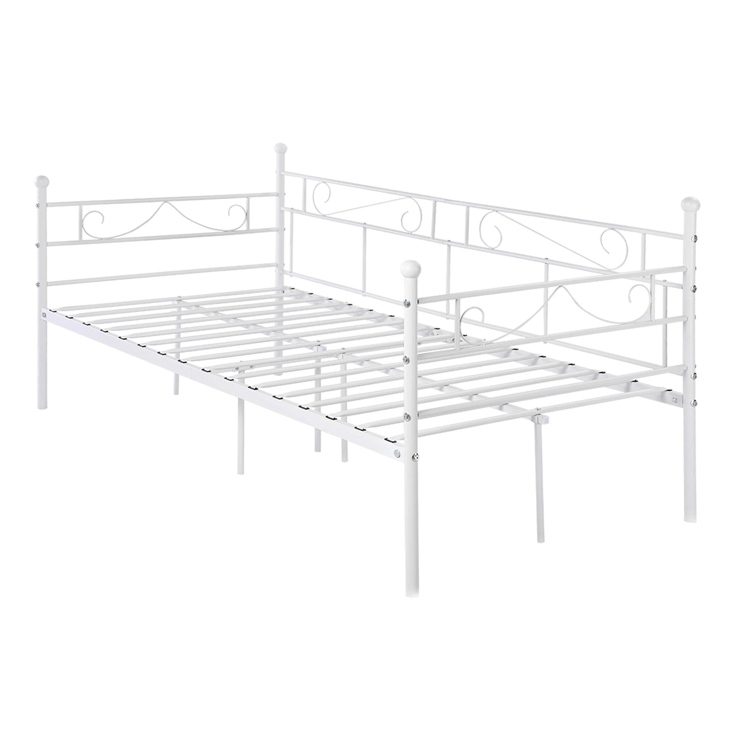 SOROSIS Single Metal Bed 95.5*206.4cm - White