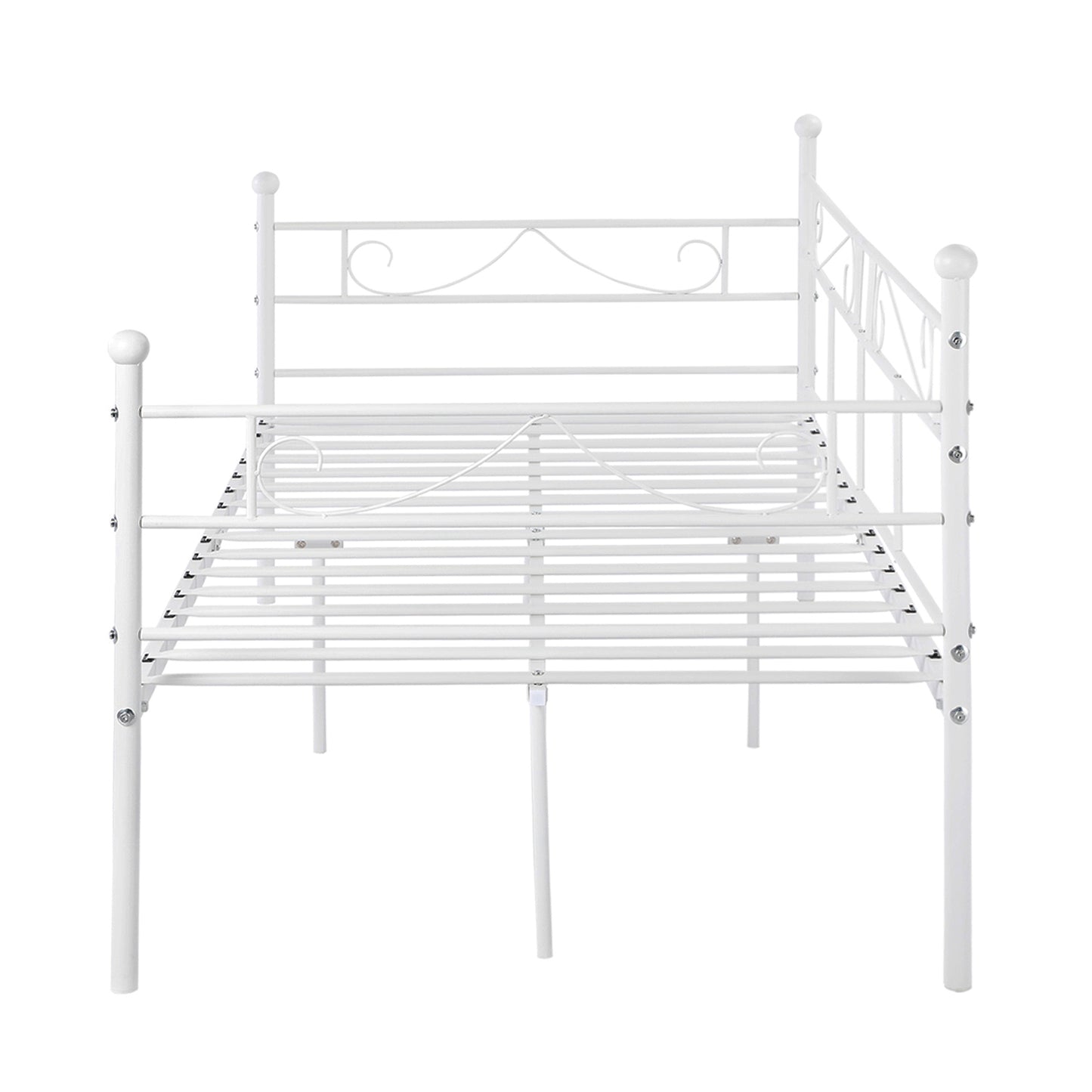 SOROSIS Single Metal Bed 104.5*196.4cm - White