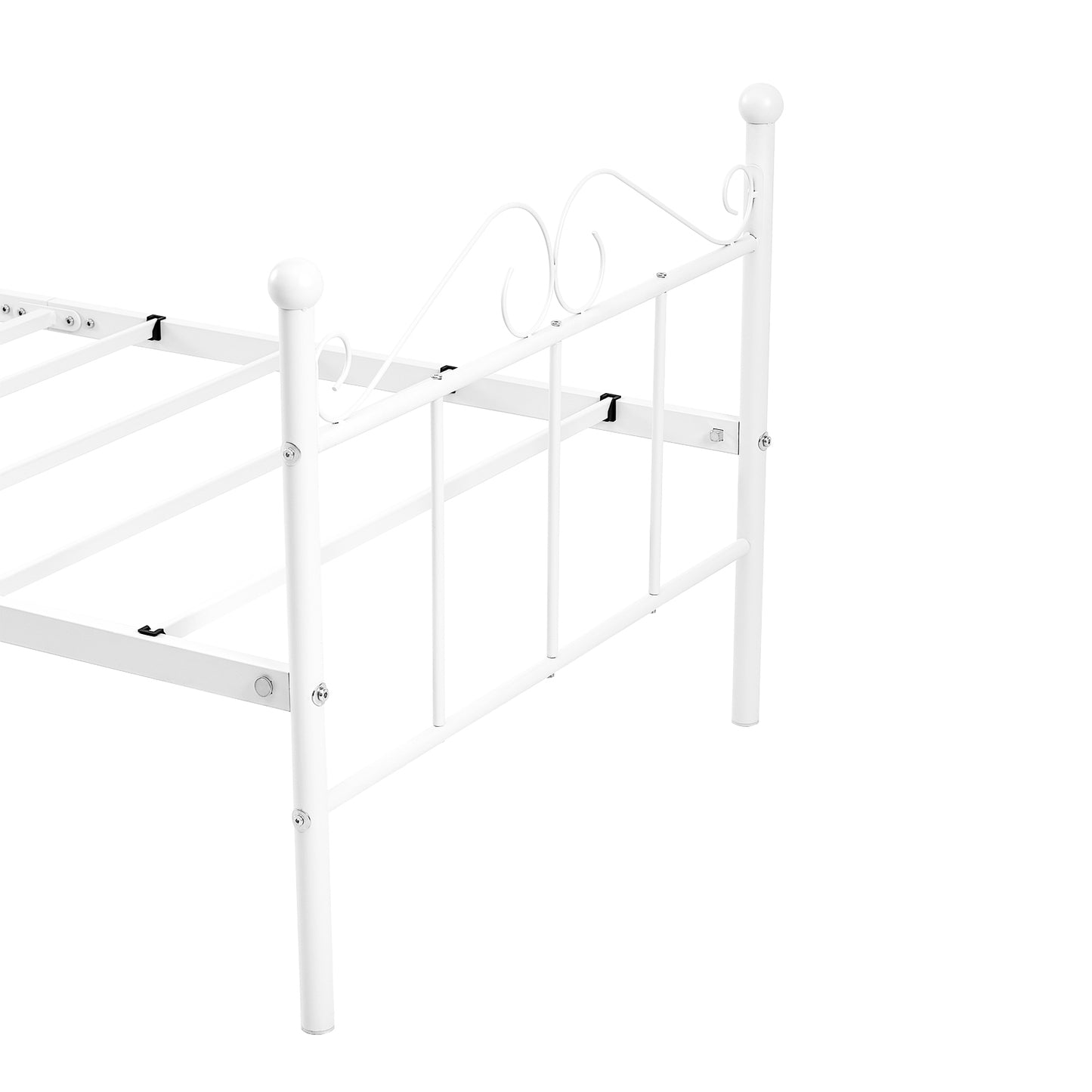 TIKI Single Metal Bed 93*207cm - White