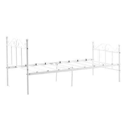 TIKI Single Metal Bed 93*207cm - White