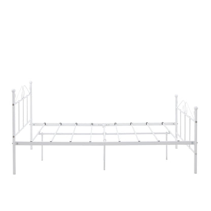 TIKI Double Metal Bed 123*207 cm - White