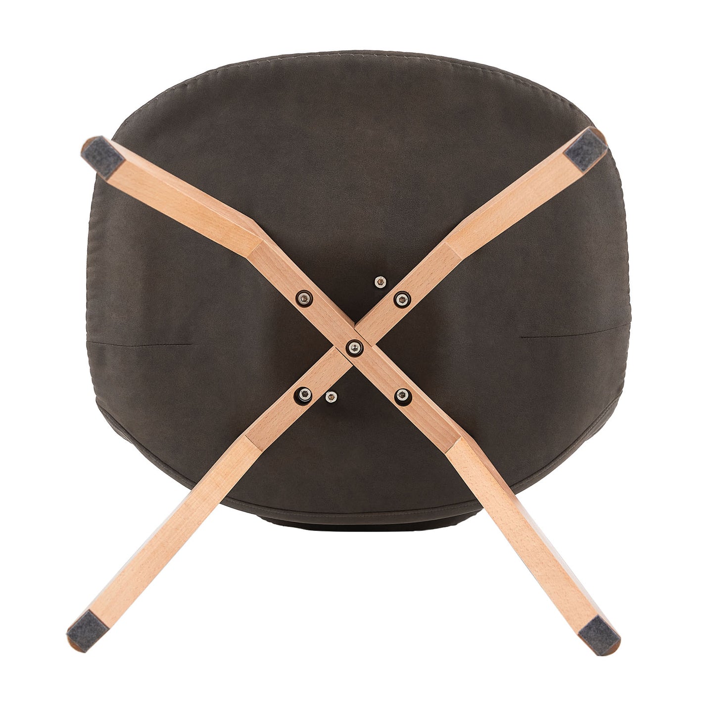 TULIP Dining Chair with Tech cloth-Dark Gray
