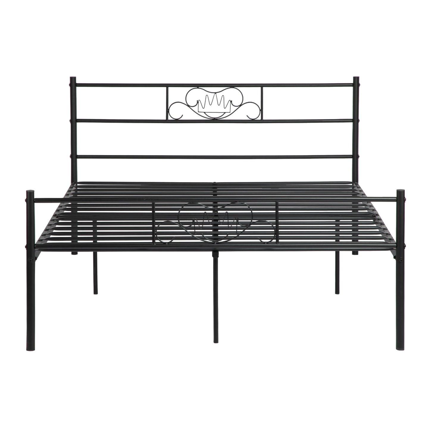 WILD Double Metal Bed 143.2*196.4cm - Black