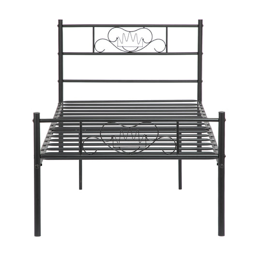 WILD Single Metal Bed 93.2*196.7cm - Black