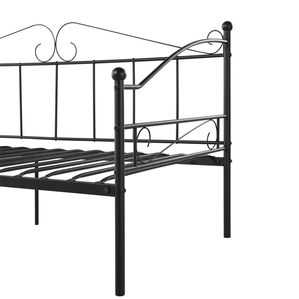 AVIO Metal Single Sofa Bed 94 * 198 cm - Black/White