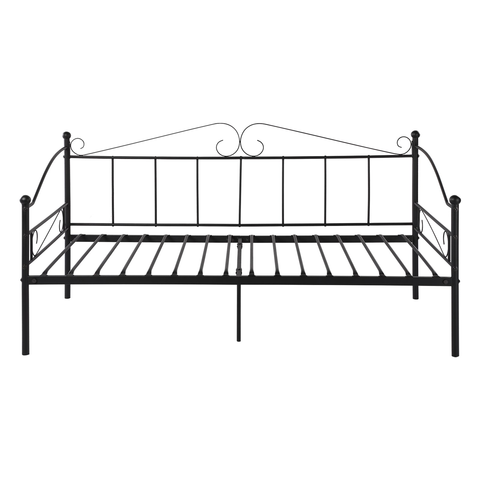 AVIO Metal Single Sofa Bed 94 * 198 cm - Black/White