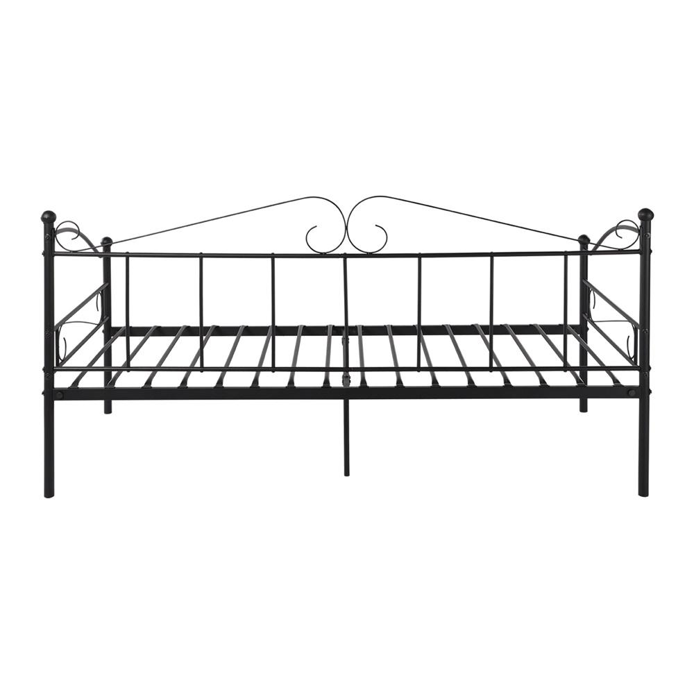 AVIO Metal Single Sofa Bed 94 * 198 cm - Black/White