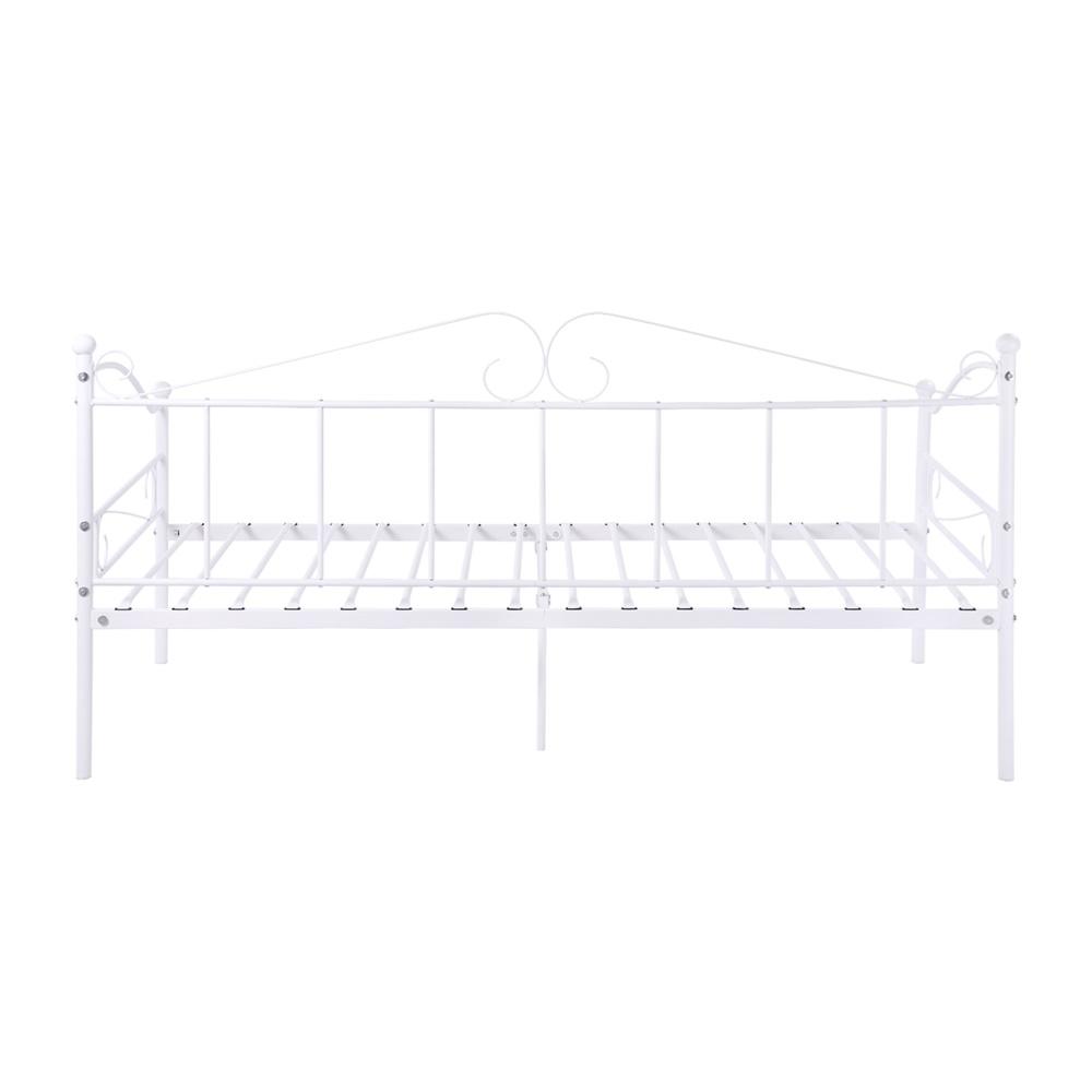 AVIO Metal Single Sofa Bed 94 * 198 cm - Black/White