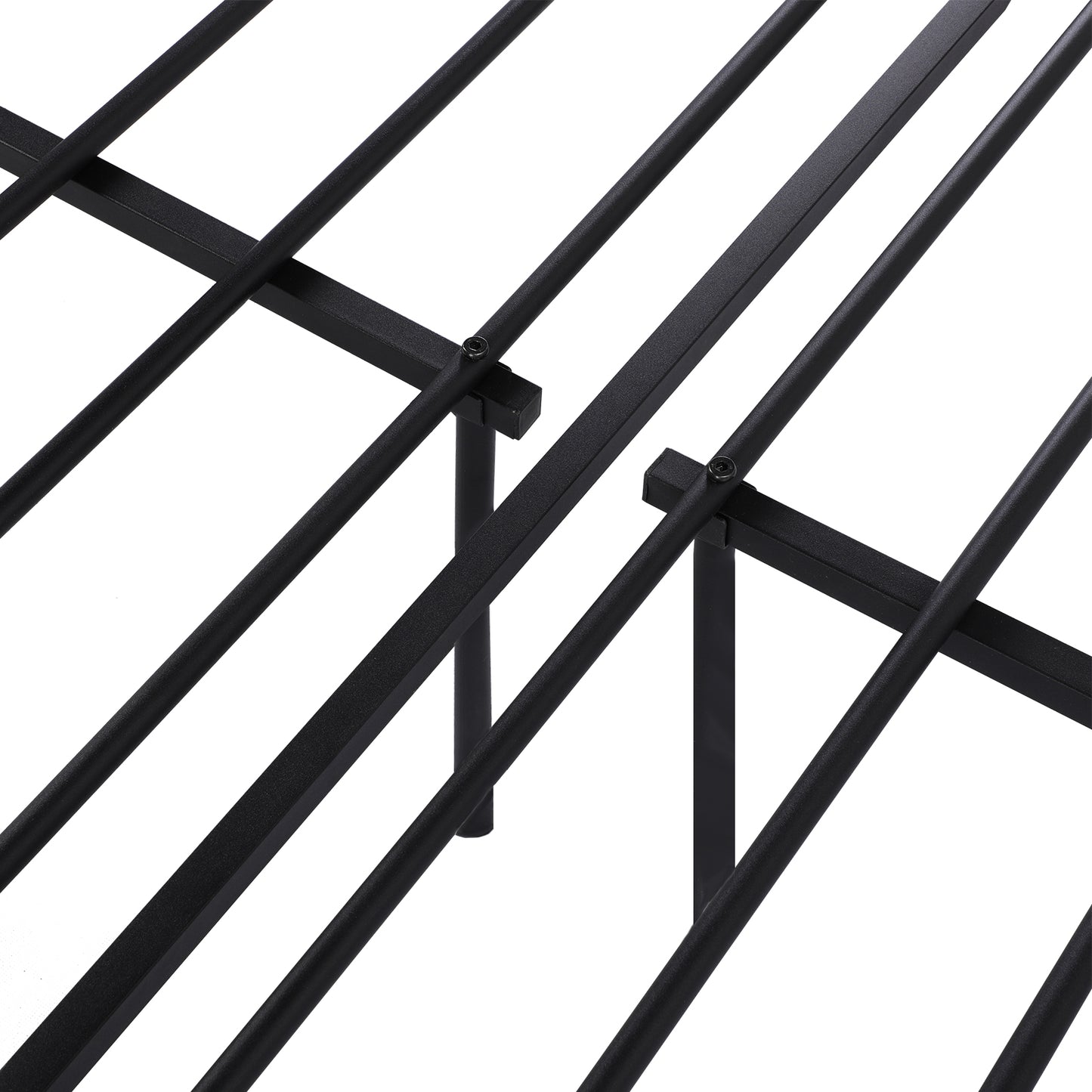 KESSIE Single/Double Metal Bed 123 * 196 cm - Black